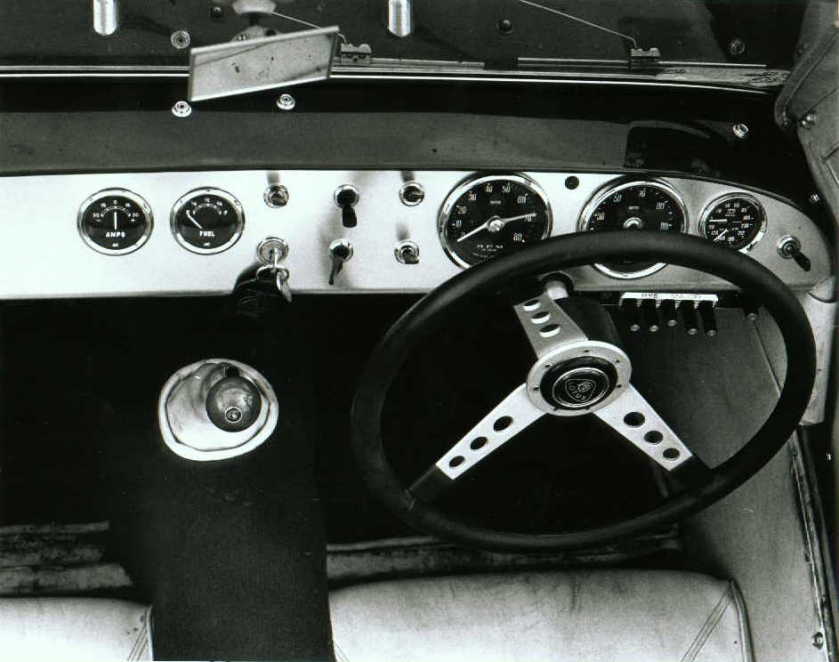 COCKPIT DASHBOARD The Lotus Seven'S' prototype